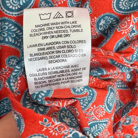 Wrangler Wms Wrancher Paisley Western Pearl Snap LS Shirt Size 2XL Cowgirl Rodeo - Picture 9 of 11